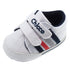 Sneakers bianche in tessuto con striscie laterali Chicco Norman, Brand, SKU k241000011, Immagine 0